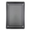 10.5 in x 15.4 in Nonstick Steel Lasagna Pan, Rectangle Baking Pan, Gray