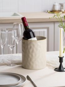 Ocean Utensil Holder, 7.2"+5.8" Ceramic Kitchen Utensil Holder for Countertop, Cooking Utensil Crocks, Utensil Organizer for Spatula & Spoon