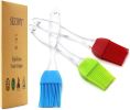 7" Silicone Basting Pastry Brush - Perfect for Oil Butter Spread, Marinades, Baste, BBQ, Grill, Cooking - BPA Free, Food Grade Material
