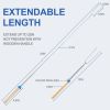 Marshmallow Roasting Sticks Set, 10PCS with Random Colors, Extendable and Reusable Marshmallow Stick, 32IN, Wood Handle
