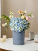 Ocean Utensil Holder, 7.2"+5.8" Ceramic Kitchen Utensil Holder for Countertop, 2 Pieces Cooking Utensil Crocks, Blue