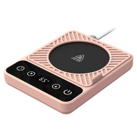 Desktop Electric Mug Warmer Auto Shut Off Timer Setting 6 Temperature Levels Cup Warmer for Milk Tea Cup Heating Plate (Option: White)